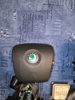 Sada airbag Škoda fabia 2 , 5J předfacelift, Roomster - 2