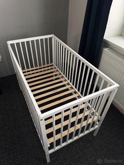 Dětská postýlka Glera s vyjímatelnými příčkami - buk - 2