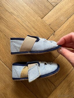 Dětské barefoot bačkůrky vel. 22 modre - 2