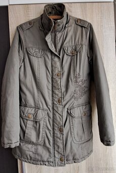 Khaki dámský kabátek - 2