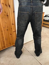 Moto kalhoty- džíny s kevral vložkou - 2