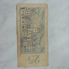 bankovka  25,- kč   1961 - 2