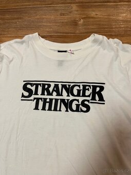 Stranger things bilé tričko - 2