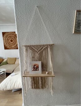 Boho zapletana dekorativni police (50x50) - 2
