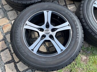 4x alu disky 5x118 R16, letní pneu 90% C - 2