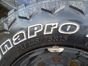 Prodám Hankook DynaPro MT LT 235/75/15 - 2