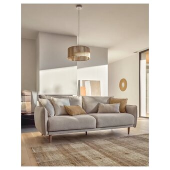 Designové jutové stropní stínidlo(lustr) Kave Home Crista - 2