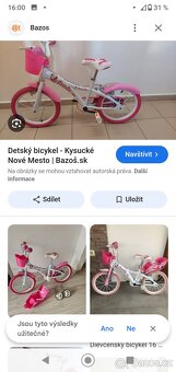 Dívčí dětské kolo značky Minnie - 2