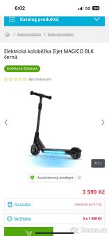 Dětská elektrokoloběžka 5 let - 2