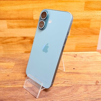 IPhone 16 128GB, modrozelený, 100% baterie (rok záruka) - 2