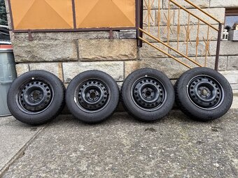 Plechové disky se zimními pneu 195/65 R15 - 2