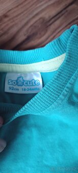 Tričko žirafa zelené vel. 92 - 2