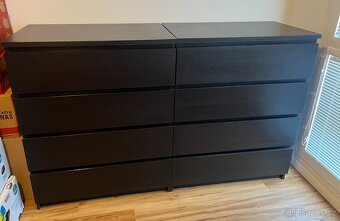 Komoda IKEA MALM se 4 zásuvkami. - 2