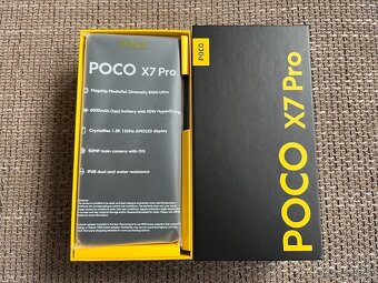 Poco x7 pro (v záruce) + pouzdro, sklo - 2