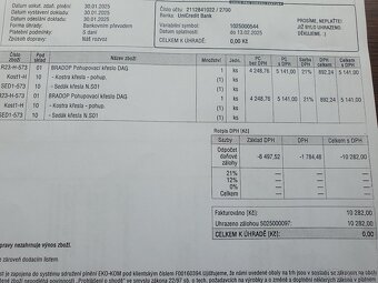 Dvě zánovní pohupovací křesla českého výrobce BRADOP - 2