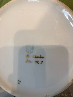 Polévková mísa,omáčník,cukřenka - 2