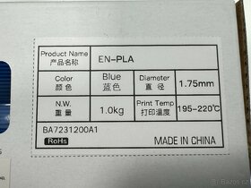 Filament Creality 1.75mm Ender-PLA 1kg modrá - 2