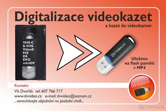 DIgitalizace audio video kazet - 2