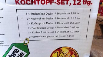 Sada nerezových hrnců 12 dílná - 2