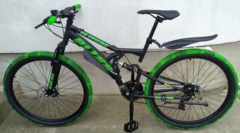 Celoodpružené horské kolo pro výšku postavy 162-177cm - 2