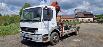 Mercedes ATEGO 1618, kontejner + hydraulická ruka - 2