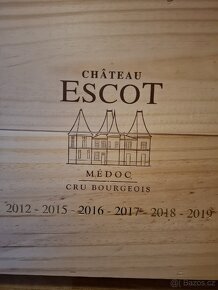 Chateau Escot Medoc archivní víno 6ks - 2