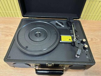 Retro kufříkový gramofon ISE (Bluetooth, USB, RCA) - 2