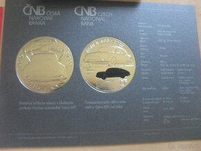 500 kč stříbrné pamětní mince - 2