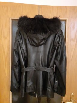 Dámský kožený kabátek - KARA - vel. 42 - zánovní - 2