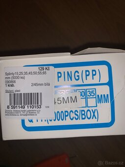 Splintovaci pistole+příslušenství - 2