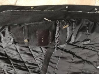 Prodám krásný černý kabát - ZARA - 2