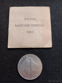 Stříbrná mince Národní divadlo 1983 - 2
