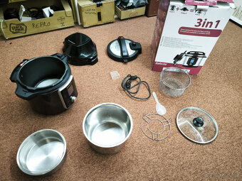 salente ario II, multifunkční hrnec s horkovzdušnou troubou, - 2