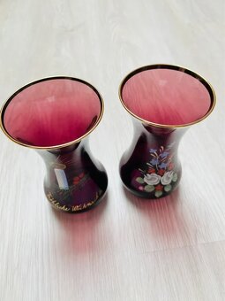 Sada zlacených váz - 2