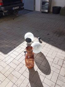 Retro váza a retro lustry - 2