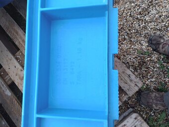 Plastové přepravky OZ ,nízké, barvené - 2