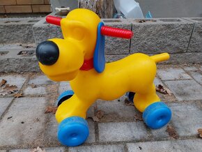 Plastový pejsek odrážedlo Teddies - 2