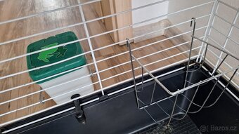 Klec pro morče + pítko+jedlička na seno+ kapsička - 2