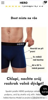 Nové boxerky Hero 2XL - 2