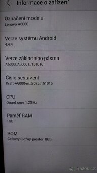 Prodám Lenovo A6000 - 2