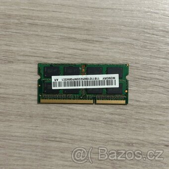RAM paměť MICRON 2GB DDR3 SODIMM 1066MHz CL7 - 2