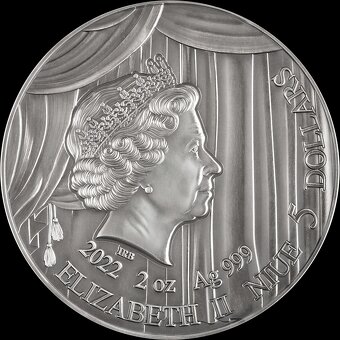 CARMEN Bizet Opera 2 Oz Silver Coin 5$ Niue 2022 - 2