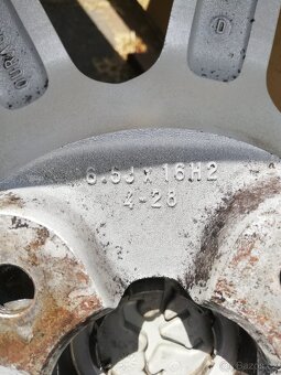 Alu originální obutá kola Peugeot - 2