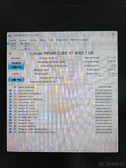 SSD Disk 4TB Corsair, zaruka do X. 2029 - 2