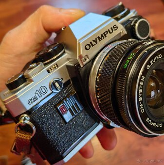 Olympus OM-10+2x OM sklo + manual adapter - 2