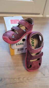 Dětské barefoot sandálky Fare Bare, vel. 23, v záruce - 2