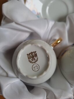 porcelánové šálky Czechoslovakia - 2