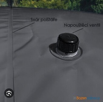 Bazénový polštář TREND 6 x 3 šedý - 2