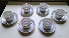 Sada šálků s podšálky, 6 ks, bez vad - 2