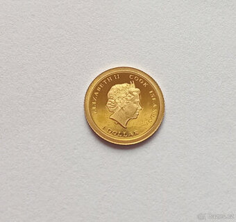 Zlatá medile – Jan Pavel II. (2010), Proof, 0,5 g Au 999,9 - 2